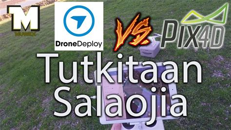 tutkitaan salaojia dronella dronedeploy  pixd youtube