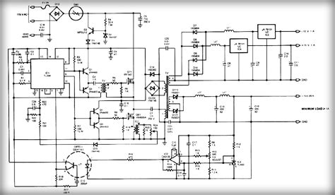 multiple output switching power supply circuit diy circuit