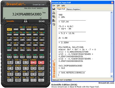 dreamcalc scientific calculator  full dreamcalc scientific calculator version