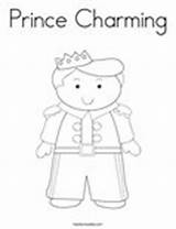Prince Coloring Charming Template Change Twistynoodle sketch template