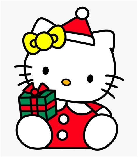kitty clipart birthday clipartmonk  clip  kitty christmas clipart hd png
