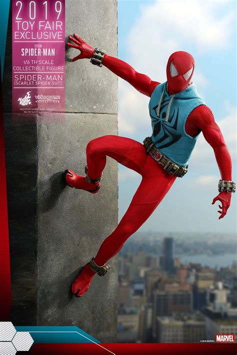 Spider Man Video Game Scarlet Spider Suit 1 6 Scale