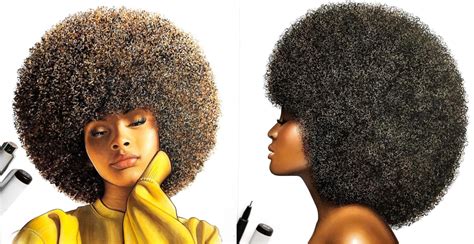 new york illustrator celebrates natural hair and texture diversity with