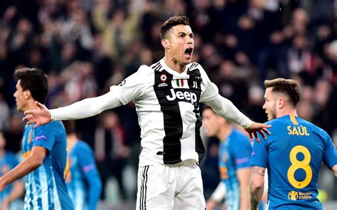 juventus  atletico madrid result champions league  report cristiano ronaldo hat trick