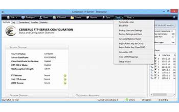 Cerberus FTP Server screenshot #2