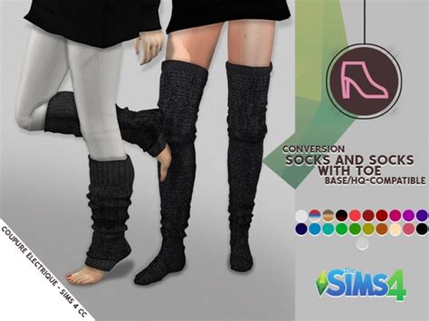 Socks And Socks With Toe At Redheadsims Sims 4 Updates
