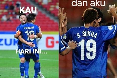 10 Meme Lucu Pelesetan Nama Pemain Timnas Thailand Ngakak