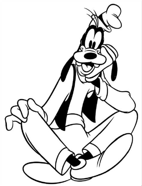 goofy coloring pages  print cartoon coloring pages coloring