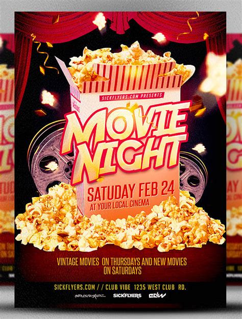 family night flyer template