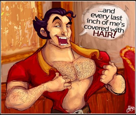 disney villains images gaston s hairy chest hd wallpaper and background photos 19734043