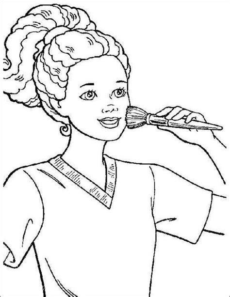 african american barbie coloring pages pinterest barbie africans