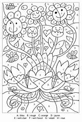Coloring Magic Kids Cute Pages Flowers Few Details Print sketch template