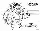 Coloring Onward Manticore Printables Pages Sheets Activity sketch template