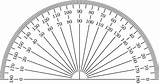 Protractor Printable 360 180 Ruler Pdf School Different sketch template