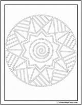 Coloring Adult Sunburst Pages Complex Adults Pdf Printable Outline Colorwithfuzzy sketch template