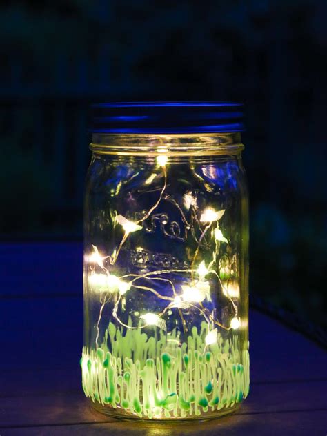 firefly mason jar nightlight diy network blog  remade diy