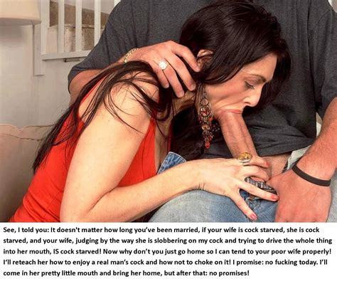Bj Cock Starved Wife  Porn Pic From Cuckold Captions