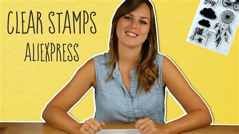 clear stamps van aliexpress uittesten creachick youtube