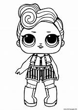 Coloring Doll Lol Funky Qt Pages Printable Prints sketch template