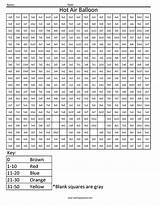 Multiplication Coloringsquared Worksheets Squared Worksheet Multiplying sketch template