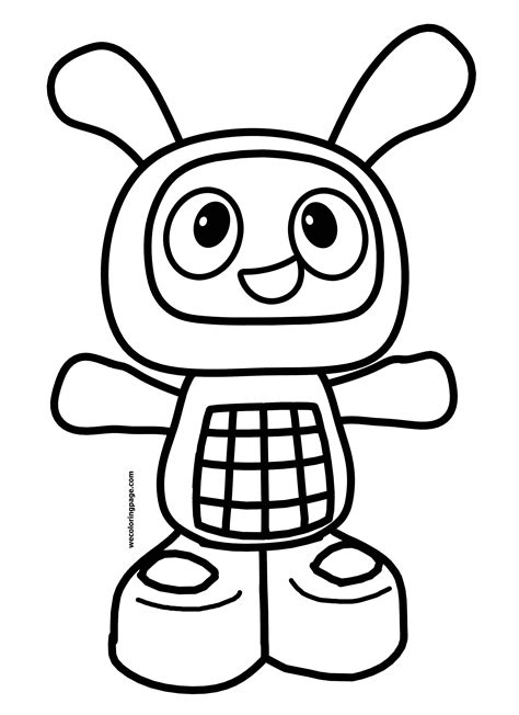 fisher price bibo coloring page wecoloringpagecom