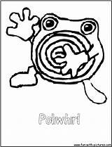 Poliwhirl Poliwag sketch template