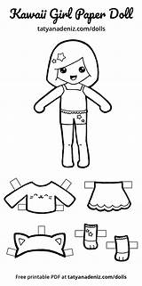Templates Cutout Tatyanadeniz Sheets Fun Kid sketch template