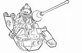 Coloring Pages Lego Nexo Nights sketch template