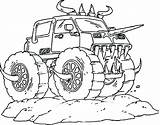 Monster Coloring Pages Truck Grave Digger Trucks Color Printable Print Getcolorings Colorings sketch template