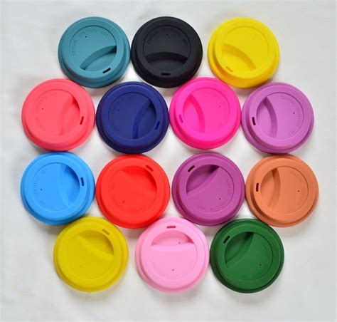 pcslot silicone mugs lid  ceramic cupsilicone cup lids