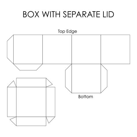 images  gift box  lid template printables printable paper box templates cupcakes