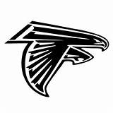 Falcons Atlanta Nfl Stencil Symbol Clipart Freestencilgallery sketch template