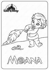 Moana Coloring Baby Pages Disney Printable Printables Pua Coloringoo Princess Adults Pdf 2021 Her sketch template