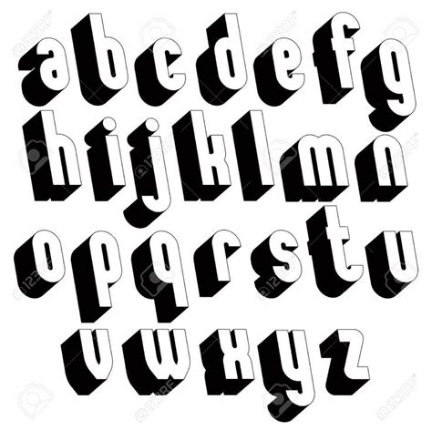 black  white  font single color simple  bold letters