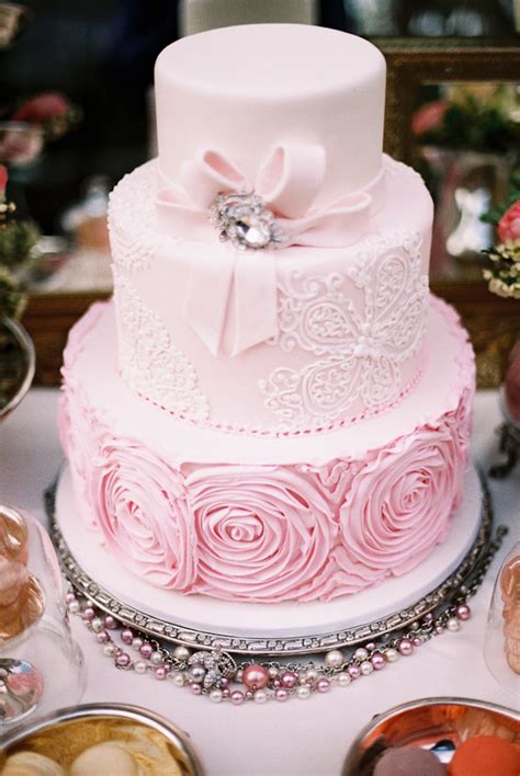 pale pink wedding cake elizabeth anne designs  wedding blog