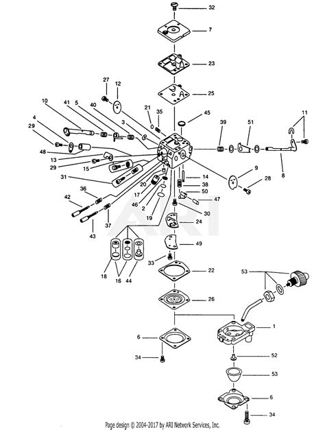 walbro carburetor hd  parts diagram  hd  parts list