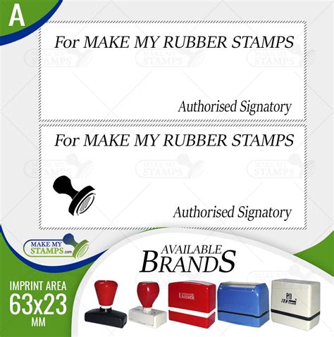 authorised signatory stamp designation stamp proprietor stamp