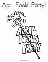 Coloring Fools April Party Built California Usa sketch template