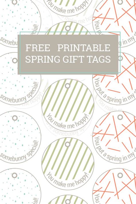 printable easter gift tags easter printables  easter gift