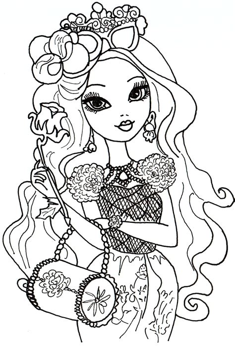 printable   high coloring pages briar beauty