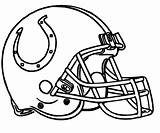 Helmets Colts Indianapolis Chiefs Kansas Getcolorings Titans Cowboys sketch template