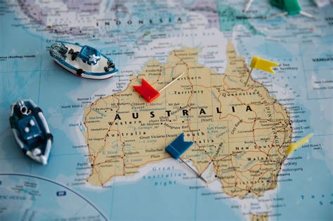 australia en el mapa ubicacion geografia  divisiones estatales