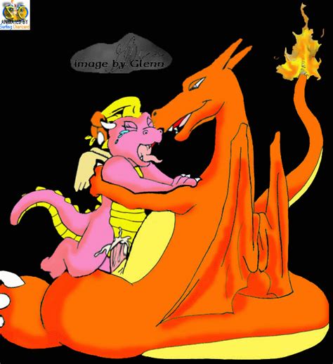 rule 34 animated black background cassie charizard crossover dragon tales pokemon surfing