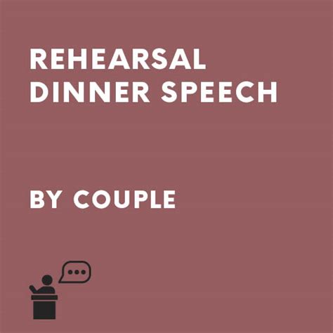 rehearsal dinner speech by couple