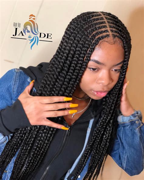 She Got What She Asked For🔥 2 Layer Braids Inspired By