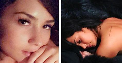 demi lovato goes completely topless for naughty nap time