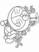 Doraemon Coloring Pages Printable Bright Colors Favorite Choose Color Kids sketch template