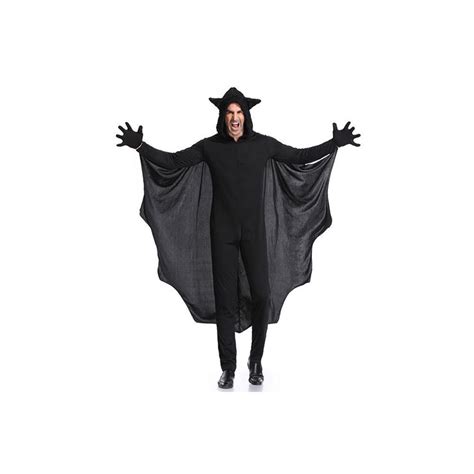 Mens Black Bat Cosplay Adult Halloween Costume N17945