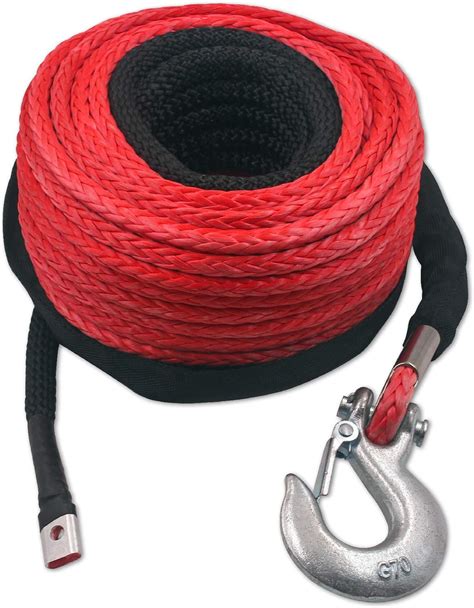 tyt    ft advanced synthetic winch rope kit   lbs synthetic winch  cable