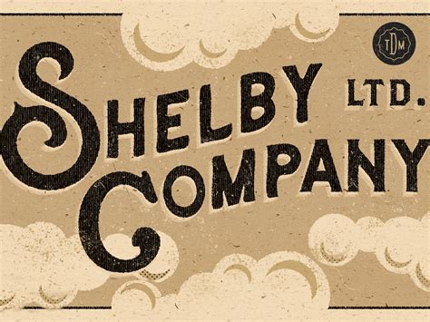 shelby company peaky blinders logo   dutchman  dribbble